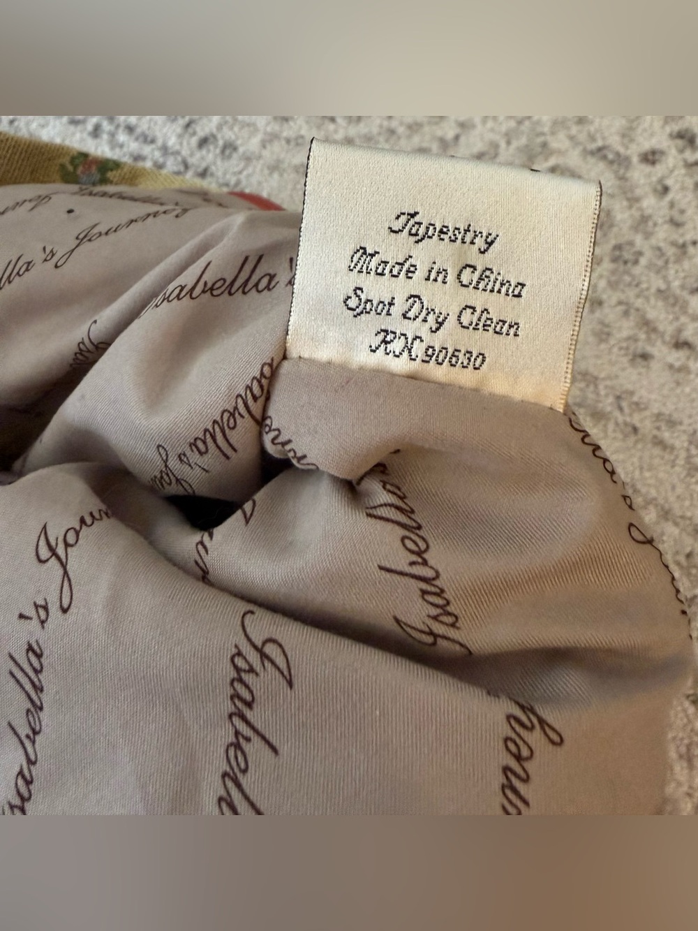 April Cornell for Isabella’s Journey Tapestry Zippered Tote Bag - Picture 10 of 15